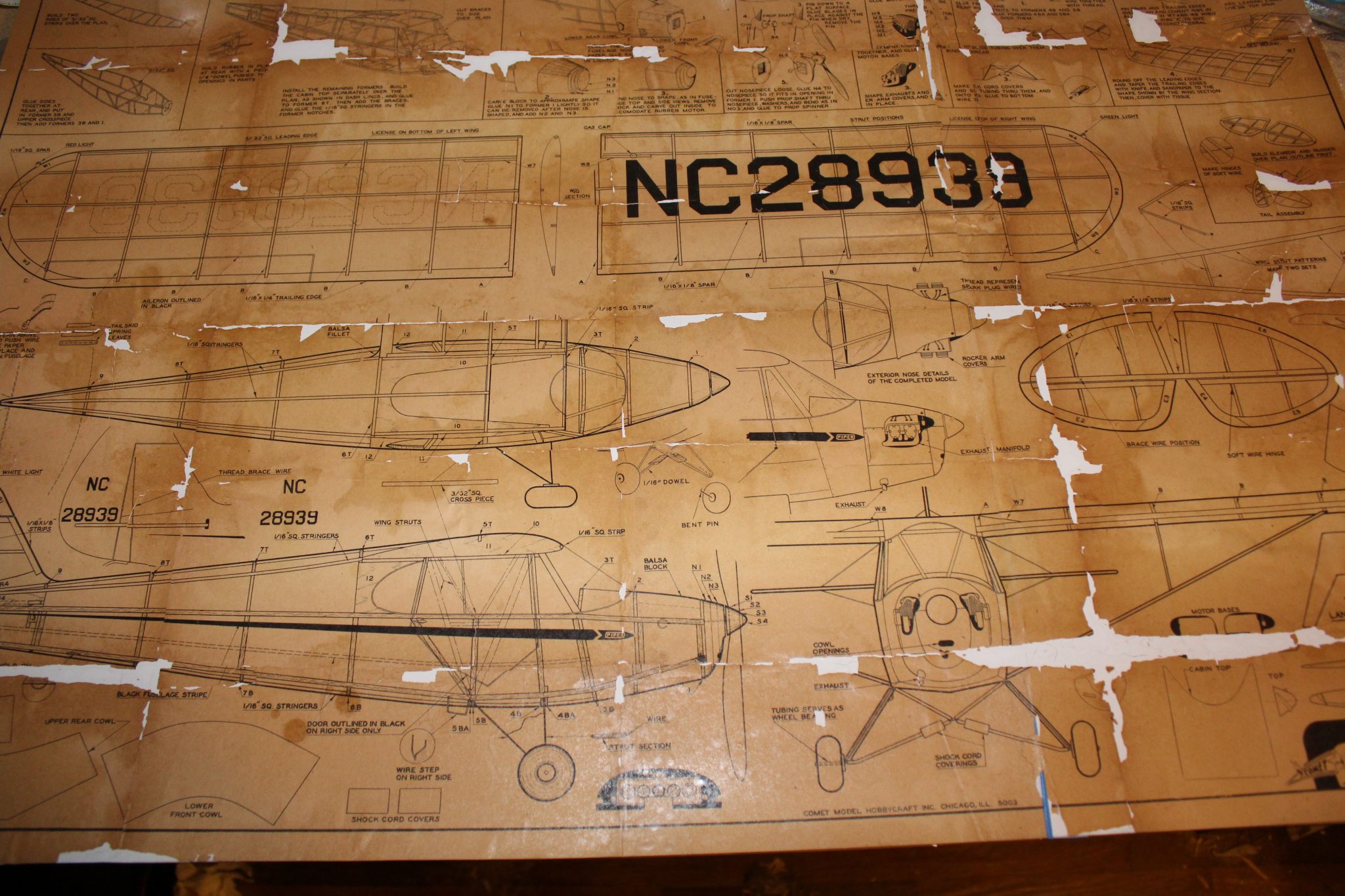 Let’s Build a Real Old-Time Balsa Model Airplane Part 1